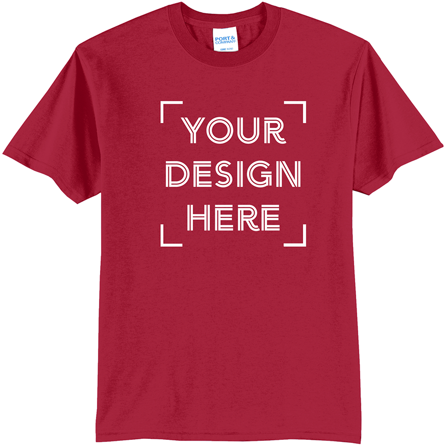 Port & Company® - Core Blend Tee - PC55 - FULL COLOR PRINT - MINIMUM O ...
