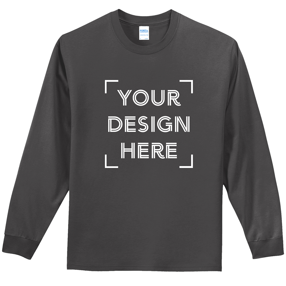 
                  
                    Port & Company® Long Sleeve Essential Tee - PC61LS - FULL COLOR PRINT - MINIMUM OF 24 (Upload Your Own Design)
                  
                