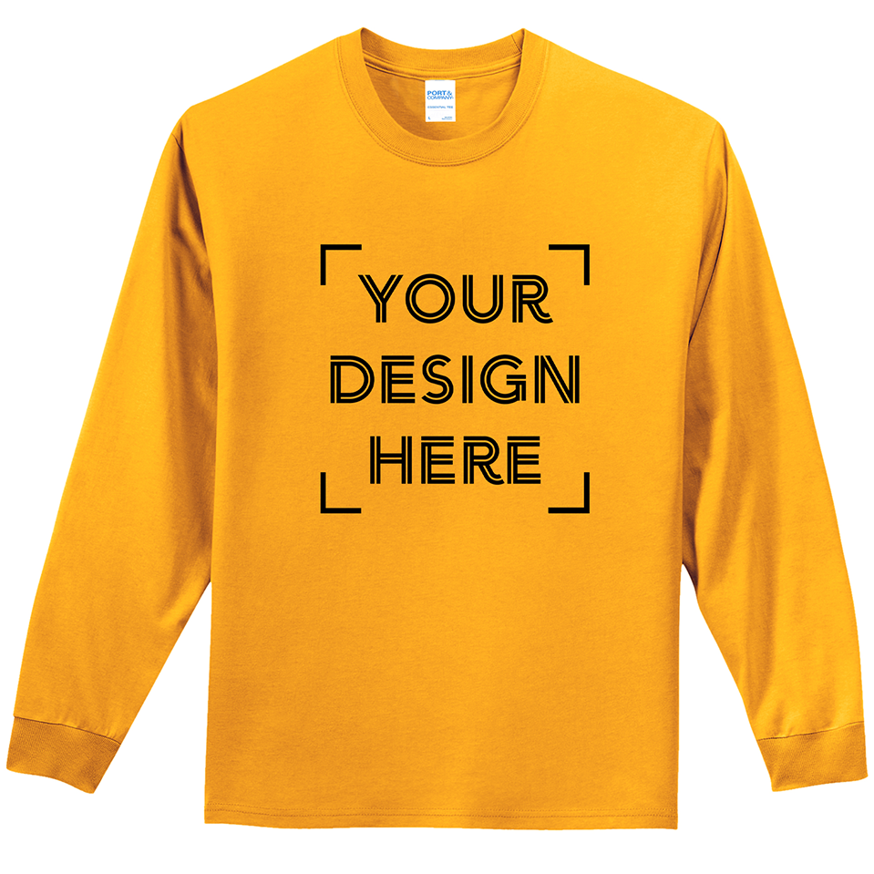 
                  
                    Port & Company® Long Sleeve Essential Tee - PC61LS - FULL COLOR PRINT - MINIMUM OF 24 (Upload Your Own Design)
                  
                