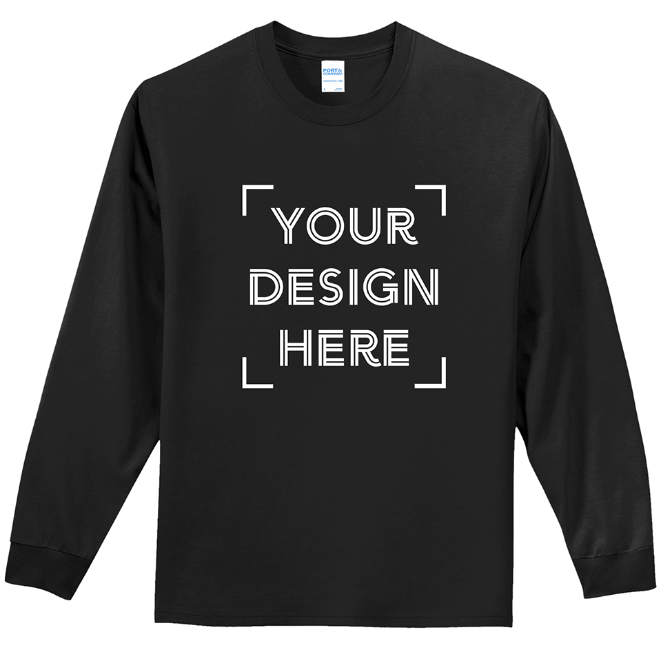 
                  
                    Port & Company® Long Sleeve Essential Tee - PC61LS - FULL COLOR PRINT - MINIMUM OF 24 (Upload Your Own Design)
                  
                