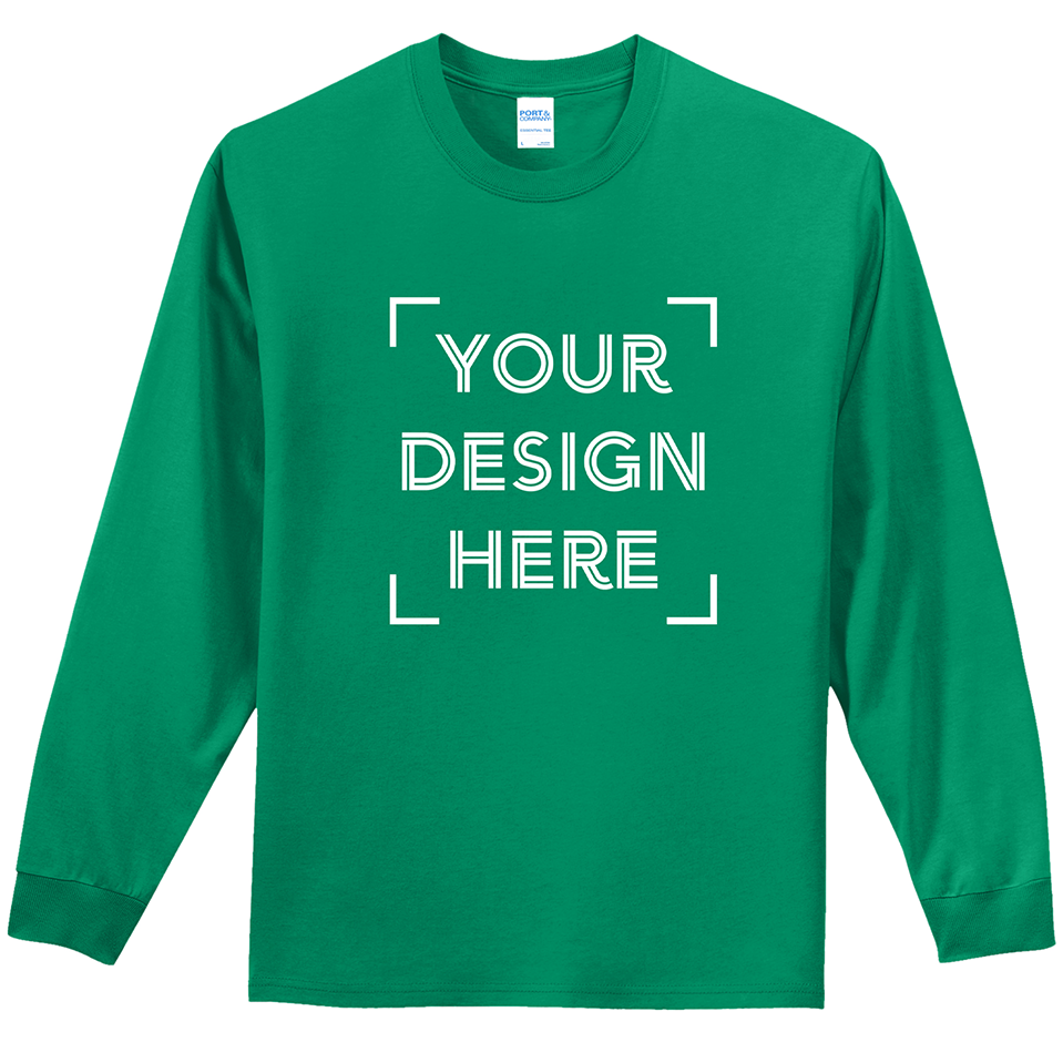 
                  
                    Port & Company® Long Sleeve Essential Tee - PC61LS - FULL COLOR PRINT - MINIMUM OF 24 (Upload Your Own Design)
                  
                