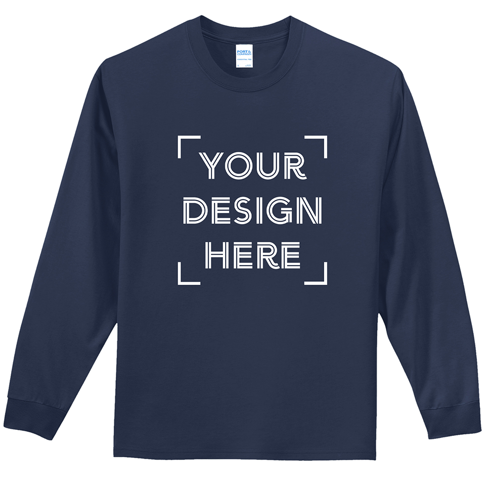 
                  
                    Port & Company® Long Sleeve Essential Tee - PC61LS - FULL COLOR PRINT - MINIMUM OF 24 (Upload Your Own Design)
                  
                