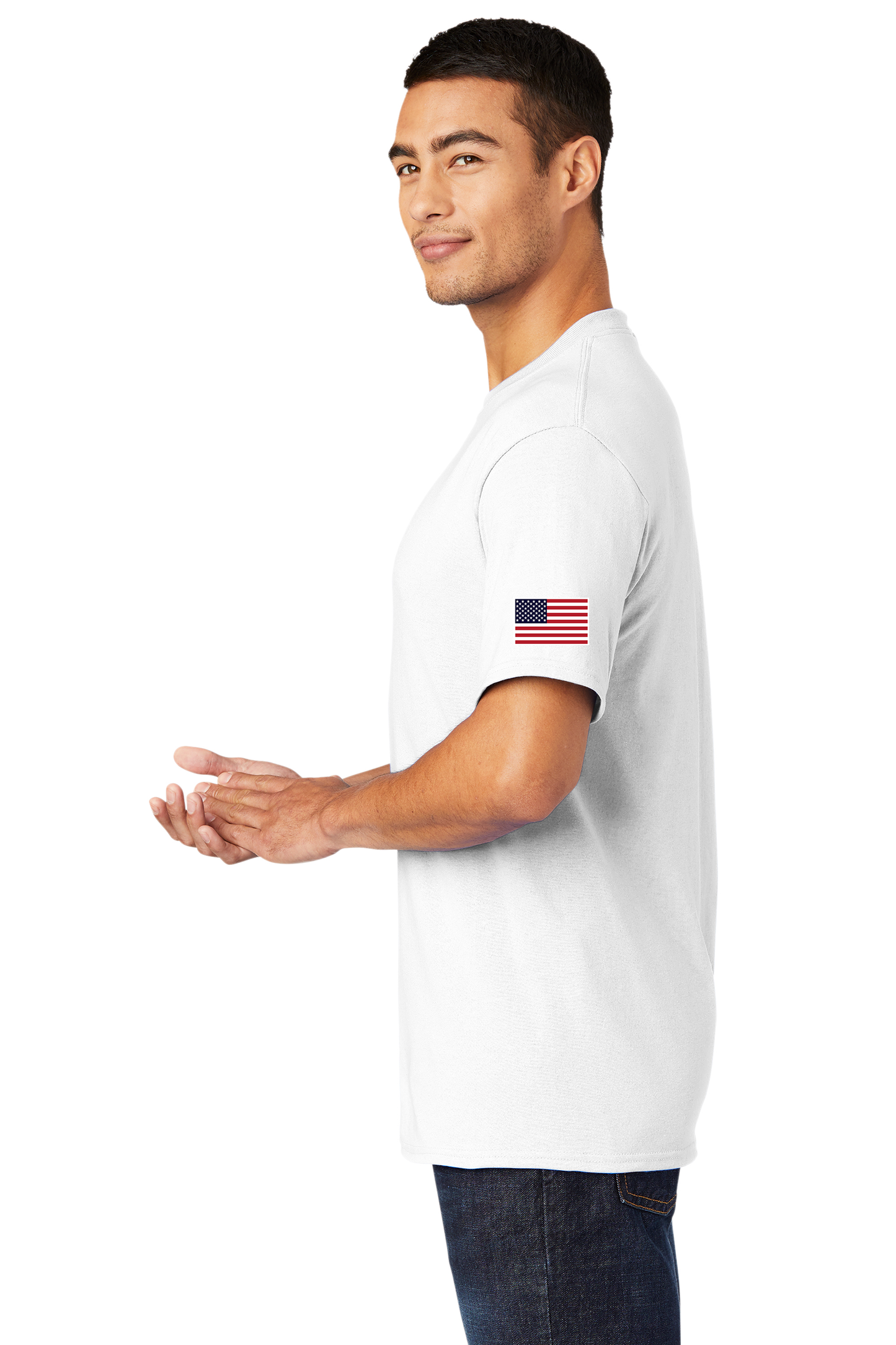 
                  
                    T-Shirt With Beautifully Printed US Flag (FREE SAMPLE!)
                  
                