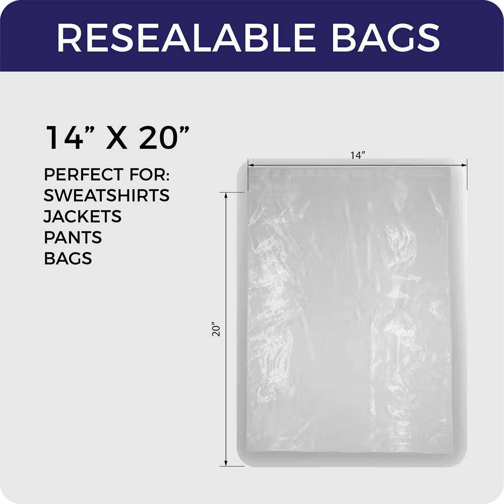 
                  
                    Resealable Bags
                  
                