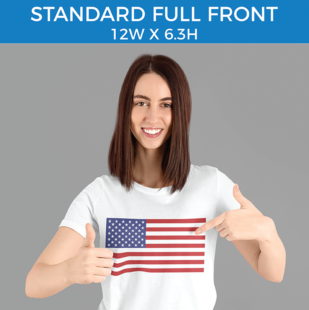 
                  
                    American Flag DTF Transfers - Pack of 25 (FULL FRONT)
                  
                