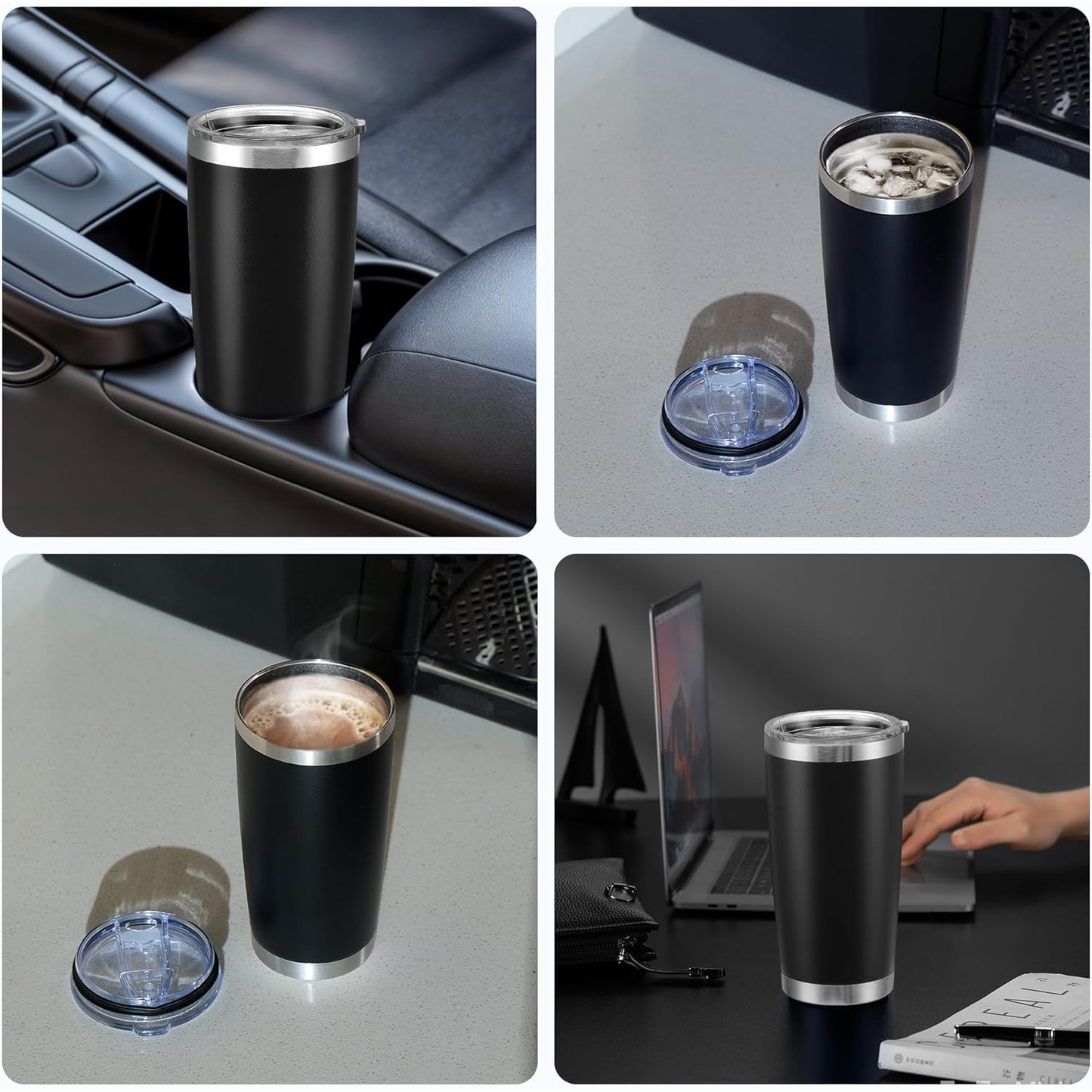 
                  
                    IP-PRO100-BLK - 20 oz Stainless Steel Tumbler with Lid & Straw - LASER ENGRAVED - MINIMUM 24 PCS
                  
                