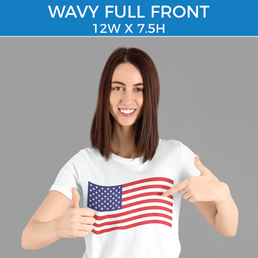 
                  
                    American Flag DTF Transfers - Pack of 25 (FULL FRONT)
                  
                